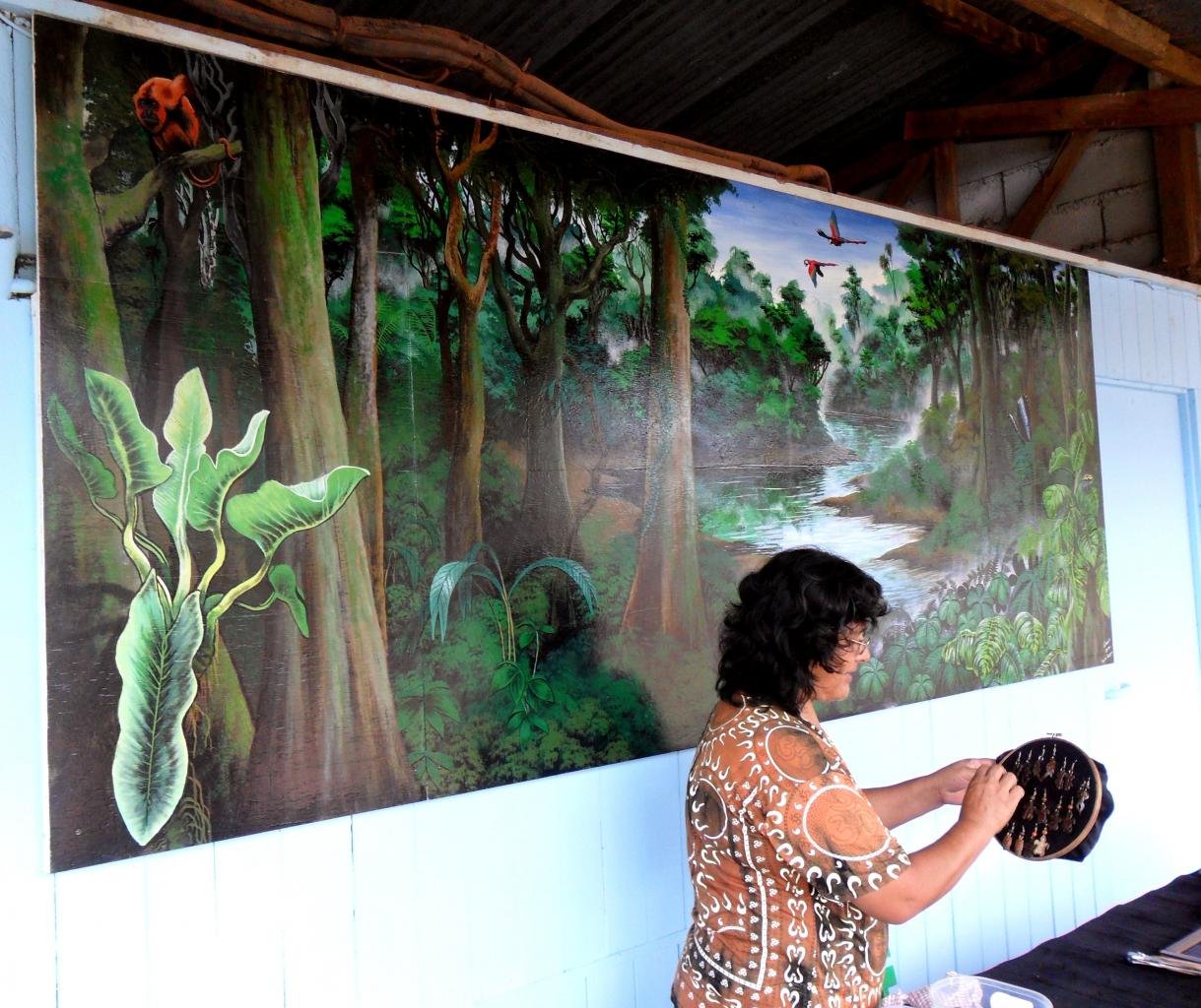 fresque au marché de cacao